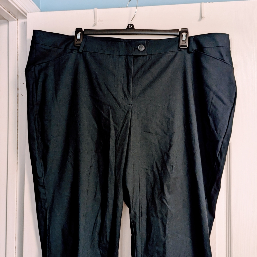 Lane Bryant Boot Cut High-Rise Navy Dress Pants Slacks Chinos Size 28L NWT